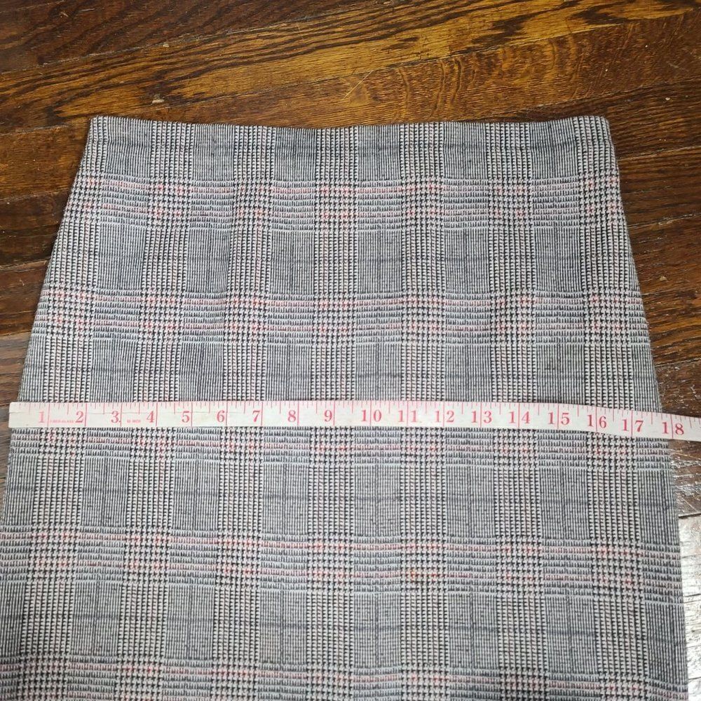 Vintage 70's Koko Knits of California Black Red Plaid Midi Skirt - Picture 7 of 9